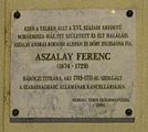 Aszalay Ferenc, Széchenyi utca 10.