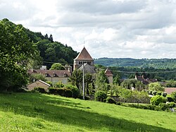 Skyline of Moutier-d'Ahun