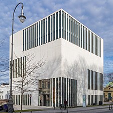 Le bâtiment conçu pour accueillir le centre de documentation, sur la Königsplatz de Munich.