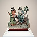 Flight into Egypt (Germany), polychrome wood, 16 century.