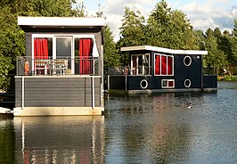 Boot-bungalows in Bispinger Heide