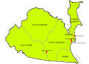 Map of Kuantan District, Pahang 彭亨州关丹县地图