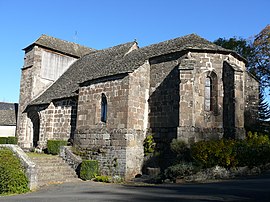 The church of Saint-Georges, in Méallet