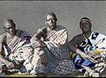 Image 39Three young Ngoni chiefs. The Ngoni made their way into Eastern Zambia from KwaZulu in South Africa. They eventually assimilated into the local ethnic groups. (from History of Zambia)