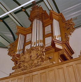 Orgelkas van het vroegere Radeker-orgel