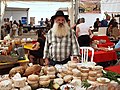 Stand d'un fromage à Venaco, en Corse