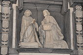 Albert-François (° 1633 - † 1699) et Ferdinand-François (° 1636 - † 1684) de Trazegnies Collégiale Sainte-Gertrude de Nivelles