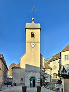 L'église Saint-Hippolyte.