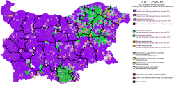 Етнически състав на землищата на населените места.