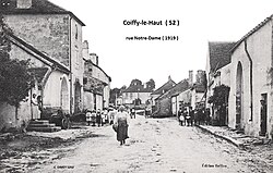 Rue Notre-Dame en 1919