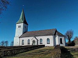 Fivelstads kyrka i februari 2023