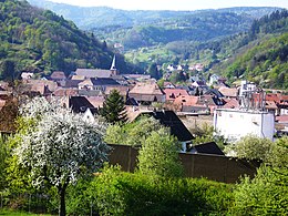 Lièpvre vum Hoimbach aus gesin,