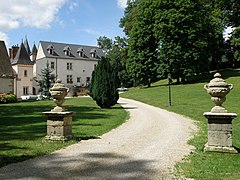 Le château à Melin.