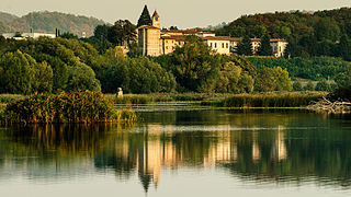 The natural reserve of Torbiere del Sebino