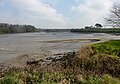 L'Aber Benoît vu de sa rive près du pont de Tréglonou (vue vers l'amont).