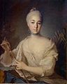 Louis Tocqué, c.1758, Portrait of Anna Stroganova (1743-1769), oil on canvas