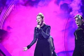 Artsvik performing "Fly with Me" in Kyiv (2017)