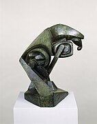 Raymond Duchamp-Villon, 1914 (fosa ca. 1930), Le cheval (El Cavall), bronze i pàtina, Solomon R. Guggenheim Museum New York