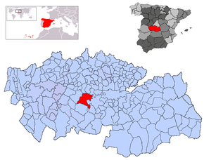 Poziția localității La Puebla de Montalbán