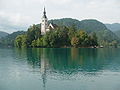 Island on the lake