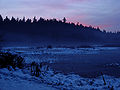 Beaver Lake in the winter.