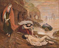 Ford Madox Brown, The finding of Don Juan by Haidée, 1869