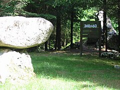 Le point culminant de la Charente à Montrollet.