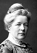 Selma_Lagerlöf fotografert i 1909, året ho vann Nobelprisen.