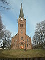 Sofienberg kirke, sørveggen med hovedinngang Foto: Helge Høifødt