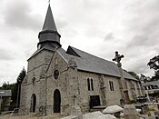 Pfarrkirche Saint-Martin und Friedhofskreuz