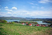 Solina Lake seen from the distance.