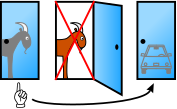 Host must open door 2 if the player picks door 1 and the car is behind door 3