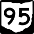 State Route 95 marker