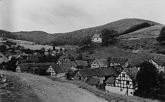 Ortsansicht Oberheckenbach vor 1939