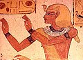 Ramesses IX was the grandson of Ramesses III, nephew of Ramesses IV and VI, and a son of Mentuherkhepeshef, who never became a pharaoh.