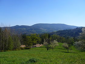 Le Taennchel vu depuis Rombach-le-Franc.