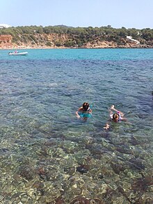 Cala Llenya Picture facing North