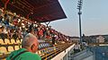 View from the stairs towards the eastern stand.