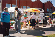 Tomatkarnevalen (The Tomato Carnival) in Närpes, Finland, in 1993