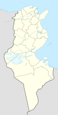 Location map Tunisia