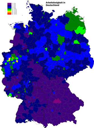 Oktober 2020 Bund: 6,0 % West: 5,7 % Ost: 7,4 %