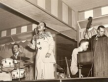 Billie at the Club Bali, Washington with Al Dunn (drums), and Bobby Tucker (piano)