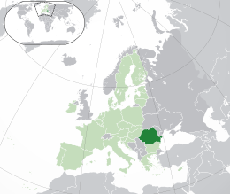 Romania - Localizzazione