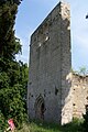 Façade de l'église Saint-Martin-de-Monclaris (avr. 2011).