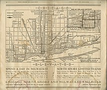 Map of the "L" in 1921