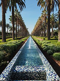 Le parc de la Ligue arabe, à Casablanca. (définition réelle 6 120 × 8 160)