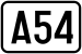 Cartouche signalétique représentant l'A54