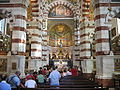 Interior of the basilica