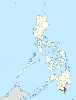 Lokasi Sarangani di Filipina