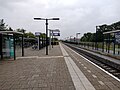 De perrons van het station in 2024